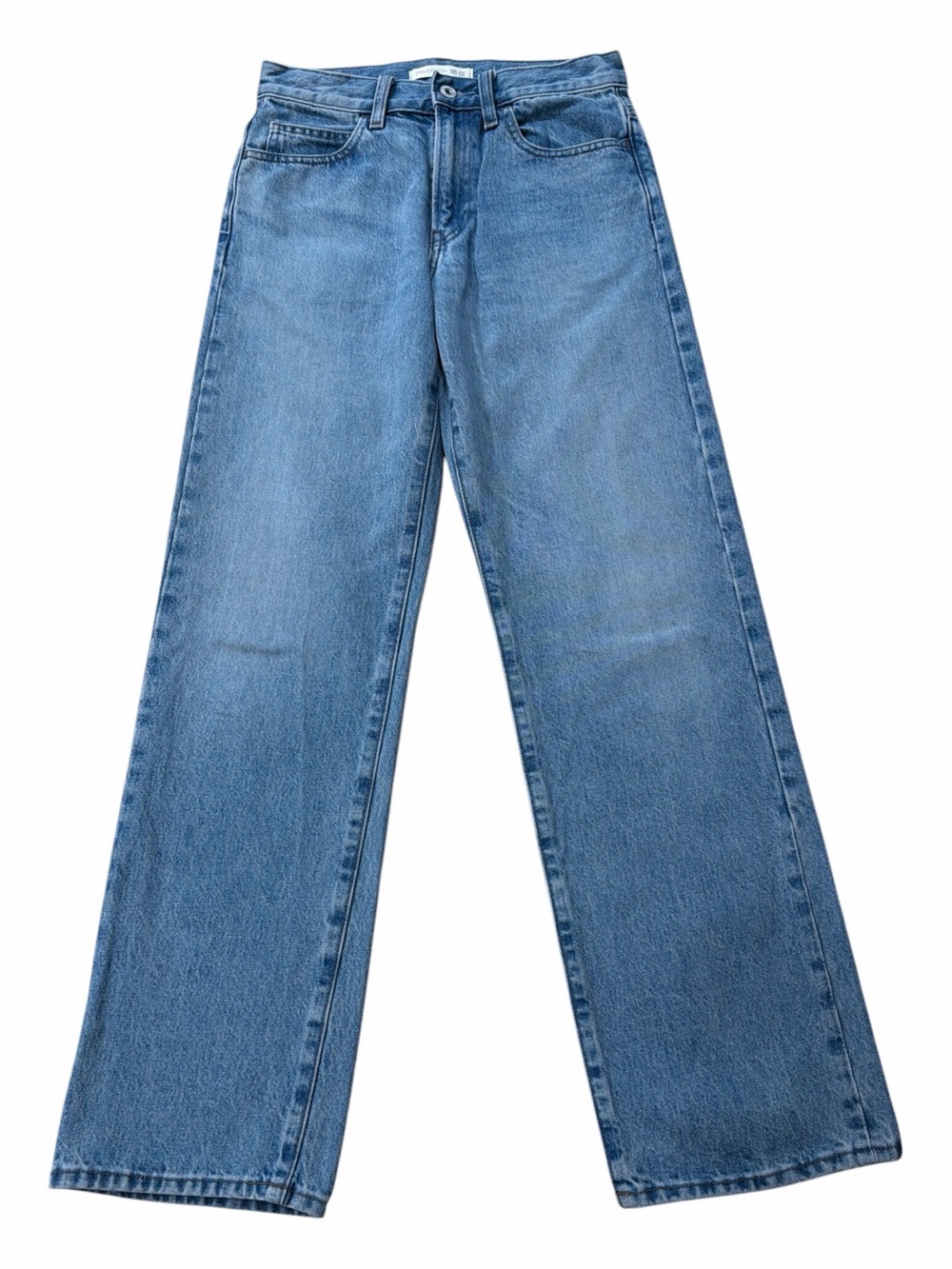 JW ANDERSON Uniqlo Wide-Leg Jeans in Light Blue Denim